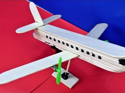 How to Make a Popsicle Stick Airplane ✈️