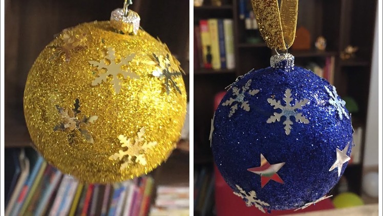 How to make Christmas decoration ball #Christmas #DIY #Ball #Decoration