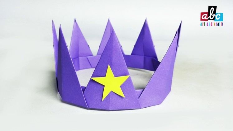 How to make origami paper Crown?