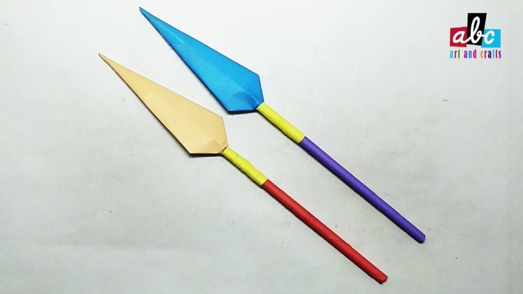 How to make origami paper Spear?