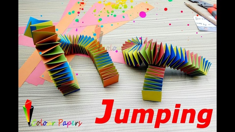 How To Make Paper Jumping For Your Best Friend - How To Make Jumping Full Tutoria.ColourPapers