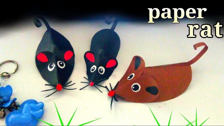 How to make paper rat for kids || how to make a paper mouse easy || paper rat for kids