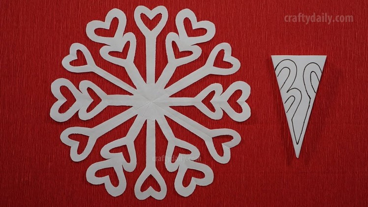 How to make paper snowflakes - Paper Snowflakes #06