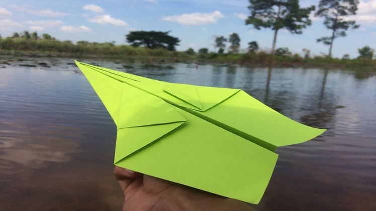 How to Make the World's Fastest Paper Airplane | Origami the World's Fastest Paper Airplane