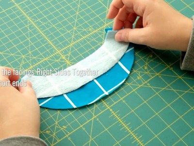 How To Sew Neckline Facing For The Everywhere Dress Pattern