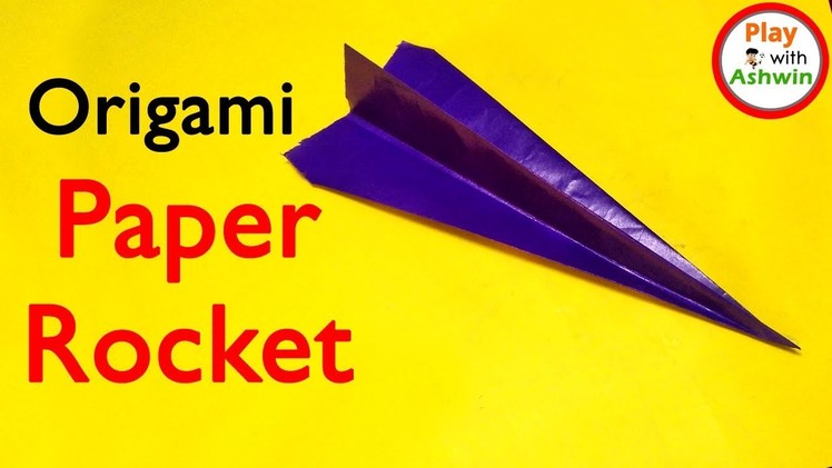 Origami Paper rocket - How to make paper rocket in 4 steps | Paper Craft Ideas (Easy)
