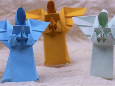 Paper Folding Art (Origami): How to Make Angel