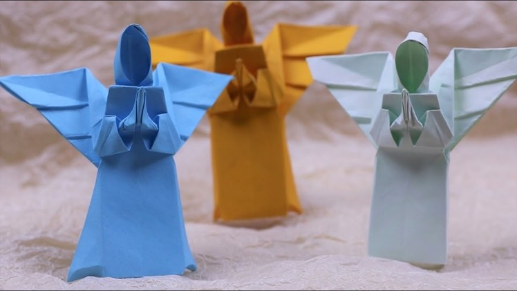 Paper Folding Art (Origami): How to Make Angel