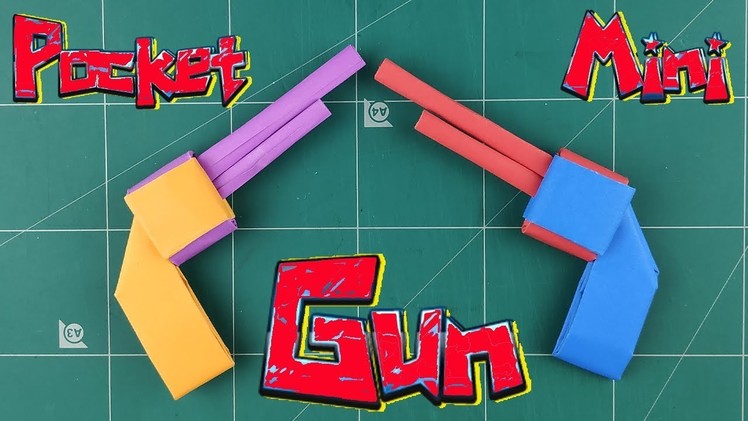 Paper Origami Weapons Guns | How to make a Easy Gun Paper Tutorial | DIY Paper Toy Making Handmade