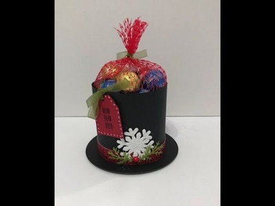 Snowman Hat Gift Holder