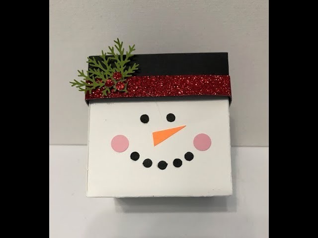 Snowman Treat.Candle Box