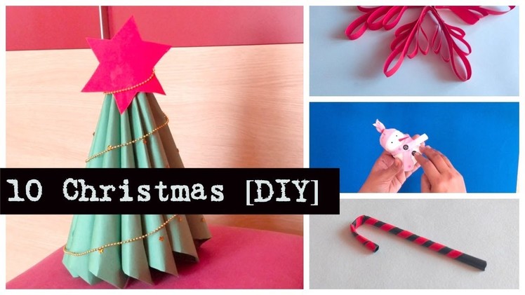 10 Easy DIY Christmas Decoration Ideas - Crafts using paper
