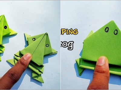 2 Easy Paper Jumping Frog || 2 Simple Origami Frog || DIY