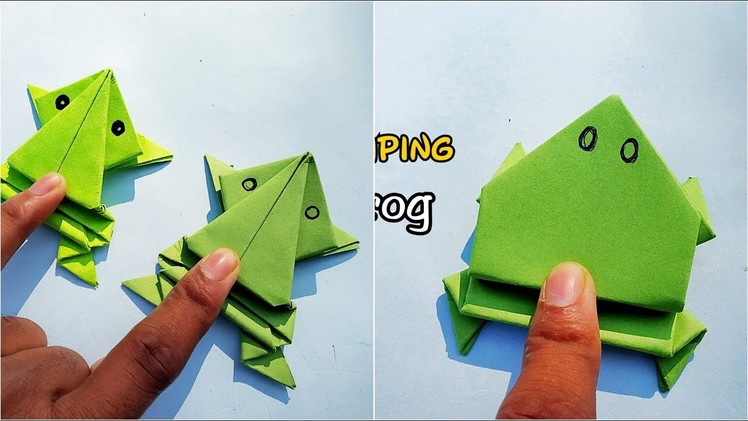 2 Easy Paper Jumping Frog || 2 Simple Origami Frog || DIY