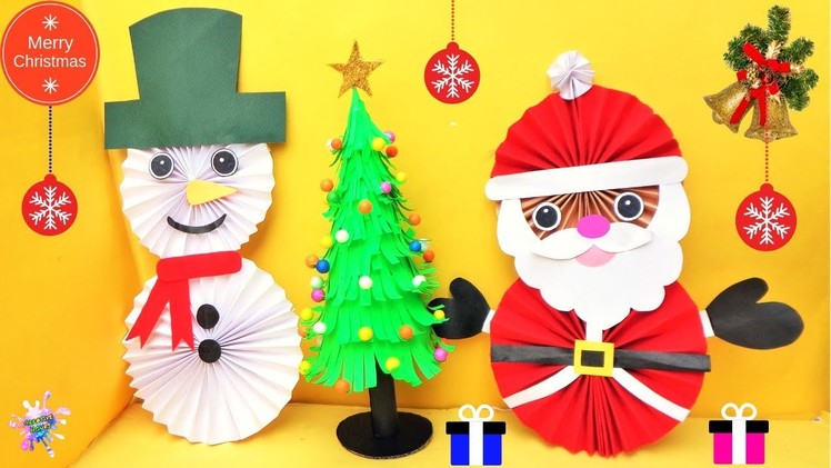 3 Amazing Last Minute Christmas Paper Crafts. DIY Christmas Room Decor ideas