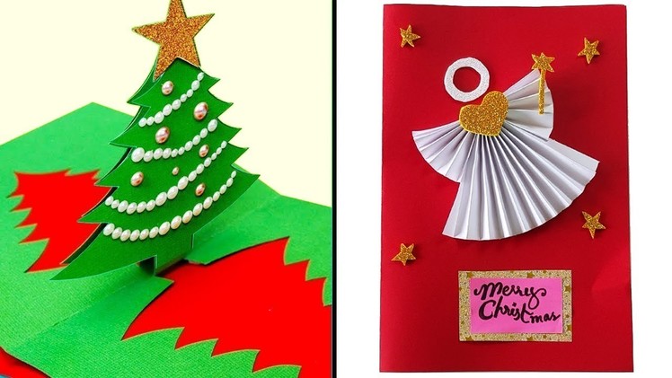 7 Christmas Greeting Cards - Handmade Christmas Greeting Cards || Paper Girl