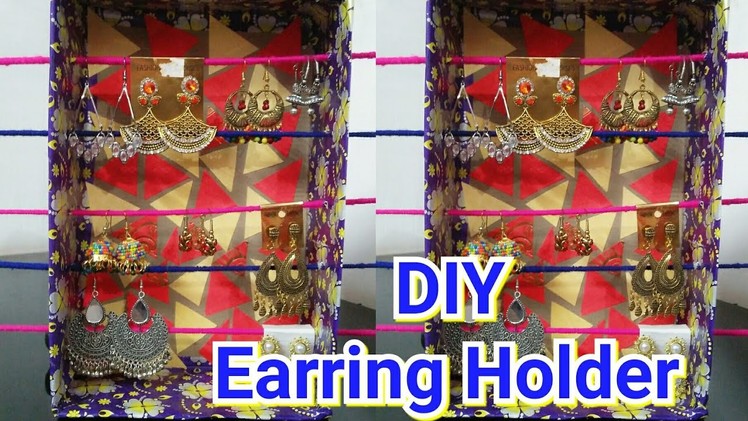 DIY Earring Holder