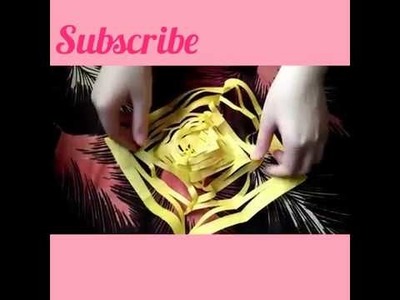 DIY how to make slinky out of paper