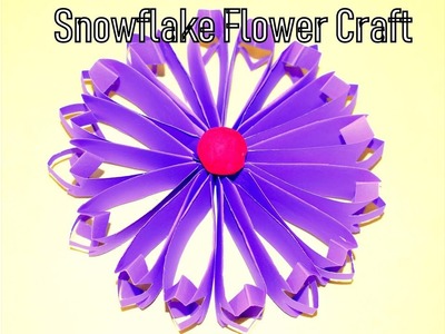 DIY Snowflake with colorfull paper|| Paper Craft||3D Schneeflocke. snowflake