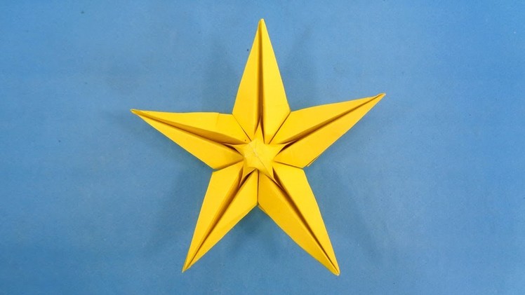 Easy 3D Paper Star | DIY Christmas Star Making With Paper for Decorations