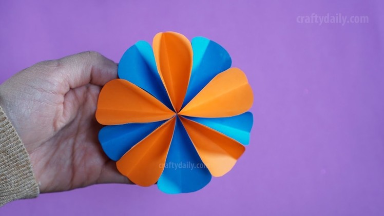 Easy Paper Flowers | Paper Flower Making | DIY Flower from Paper