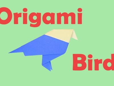 How to Fold an Origami Bird (Easy)