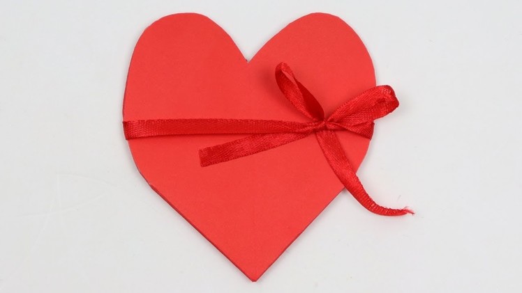 How to Make Heart Shape Valentine Pop Up Card - DIY !!! Easy Heart Shape Card: Valentine DIYs !!!