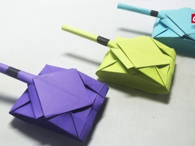 How to make origami paper Tank?