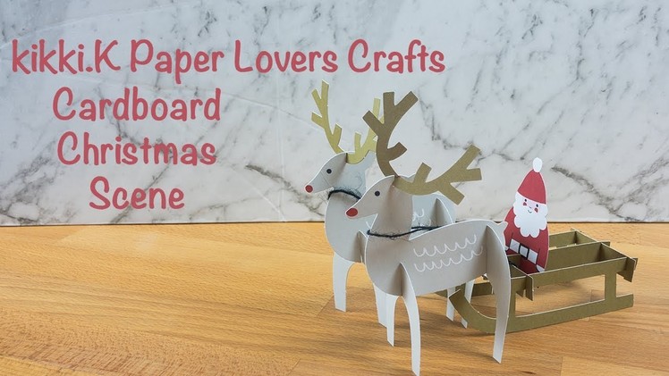 Kikki.K Paper Lovers Crafts - Cardboard Christmas Scene