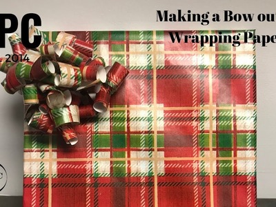 Making a Bow out of Wrapping Paper