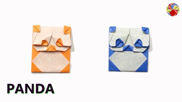 Origami Panda - DIY Cute Paper Panda Bear - Origami Animal Crafts - Easy to Make Paper Animals