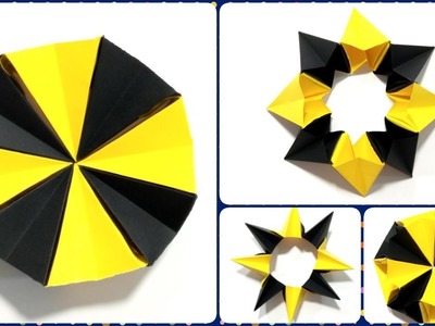 Origami Transforming MAGIC STAR - 4 in 1 Design changing Paper Magic Star - Origami Arts