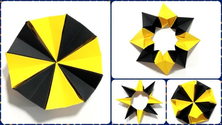 Origami Transforming MAGIC STAR - 4 in 1 Design changing Paper Magic Star - Origami Arts