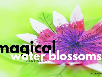 PAPER FLOWER FOR KIDS: Magical Blooming Water Blossoms