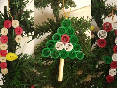 Paper Quilling Christmas Tree Ornaments | Christmas Tree Decoration Ideas