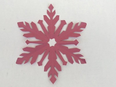 Paper Snowflake || Paper Flower Design || DIY Home Decor || Paper Cutting || Paper Crafts