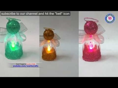 Plastic bottle crafts|| DIY Angel Christmas Ornament|| Recycled Christmas Decoration idea
