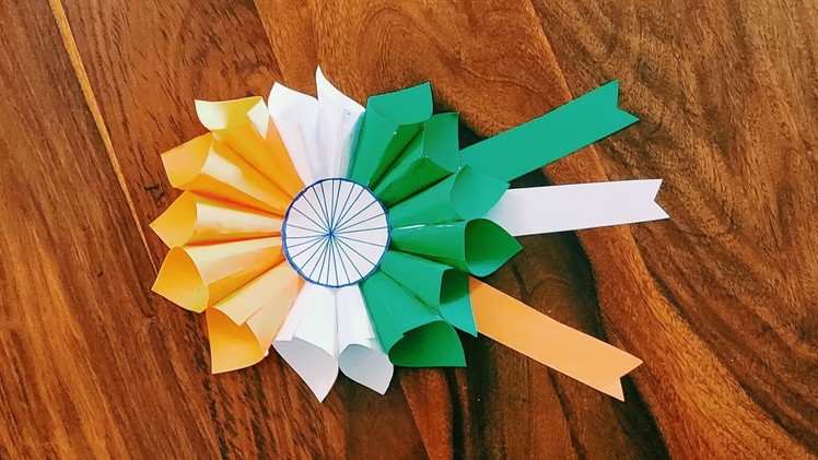 Republic Day Craft Idea | 26 January Craft| Easy Republic Day Craft | Indian Flag Badge