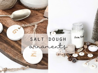 Salt Dough Ornaments DIY Gift Tags White Salt Dough Recipe