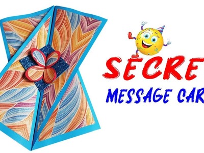 Secret message card Making || Beautiful Handmade Happy New Year 2019 Card | Paper Girl
