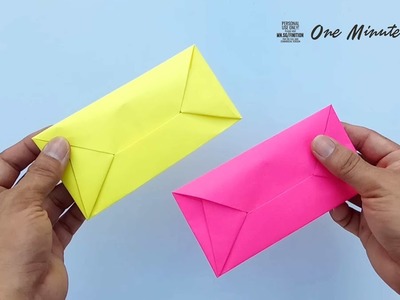 Super Easy Envelope Making With A4 Paper without Glue Tape and Scissors