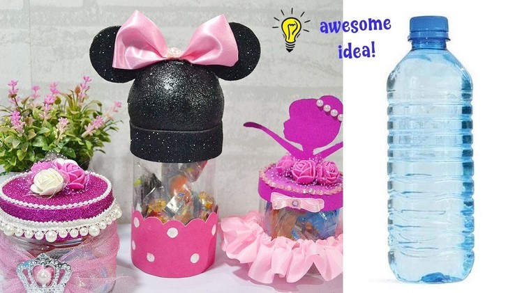 Waste Plastic bottle craft idea| How to recycle plastic bottle craft