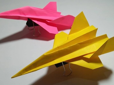 World Most Stylish Paper Airplane Design That Fly Far | Paper Airplane