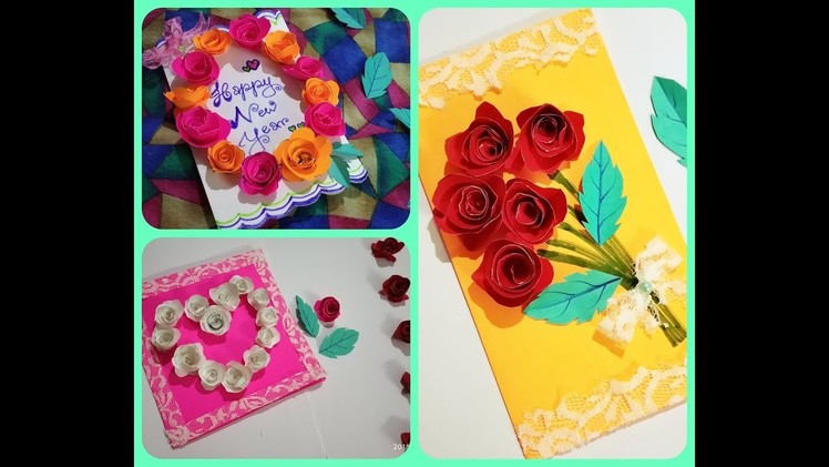 3 Easy and Simple DIY Greeting Cards