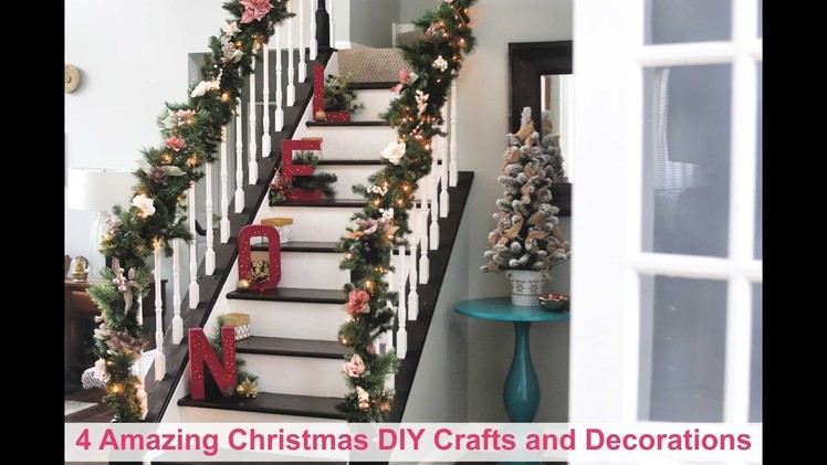 4 Amazing and Easy Christmas DIY Crafts and Decorations  | DIY ROOM DECOR