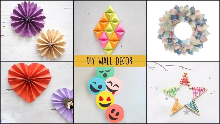 6 Cool and Easy DIY Wall Decor Ideas | DIY Room Decor