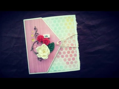 A mini album.DIY scrapbook. photo album. perfect birthday.anniversary gift. valentines gift ideas