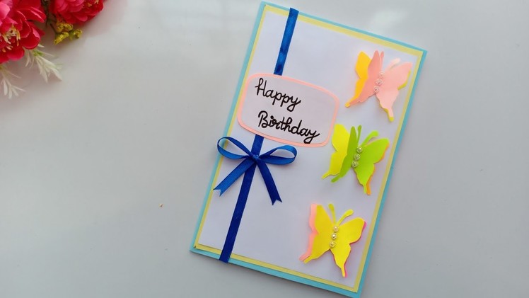 Beautiful Handmade Birthday card idea. DIY Greeting  Cards for Birthday.