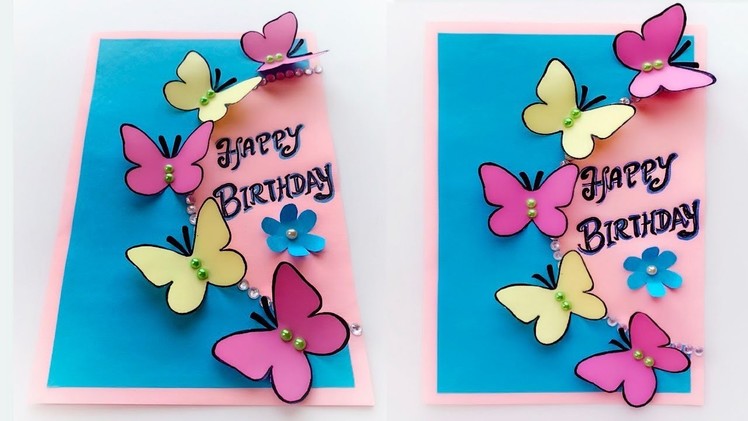 Butterfly Birthday Card - Easy DIY