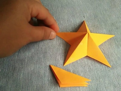 DIY 3D star for your christmas tree top????